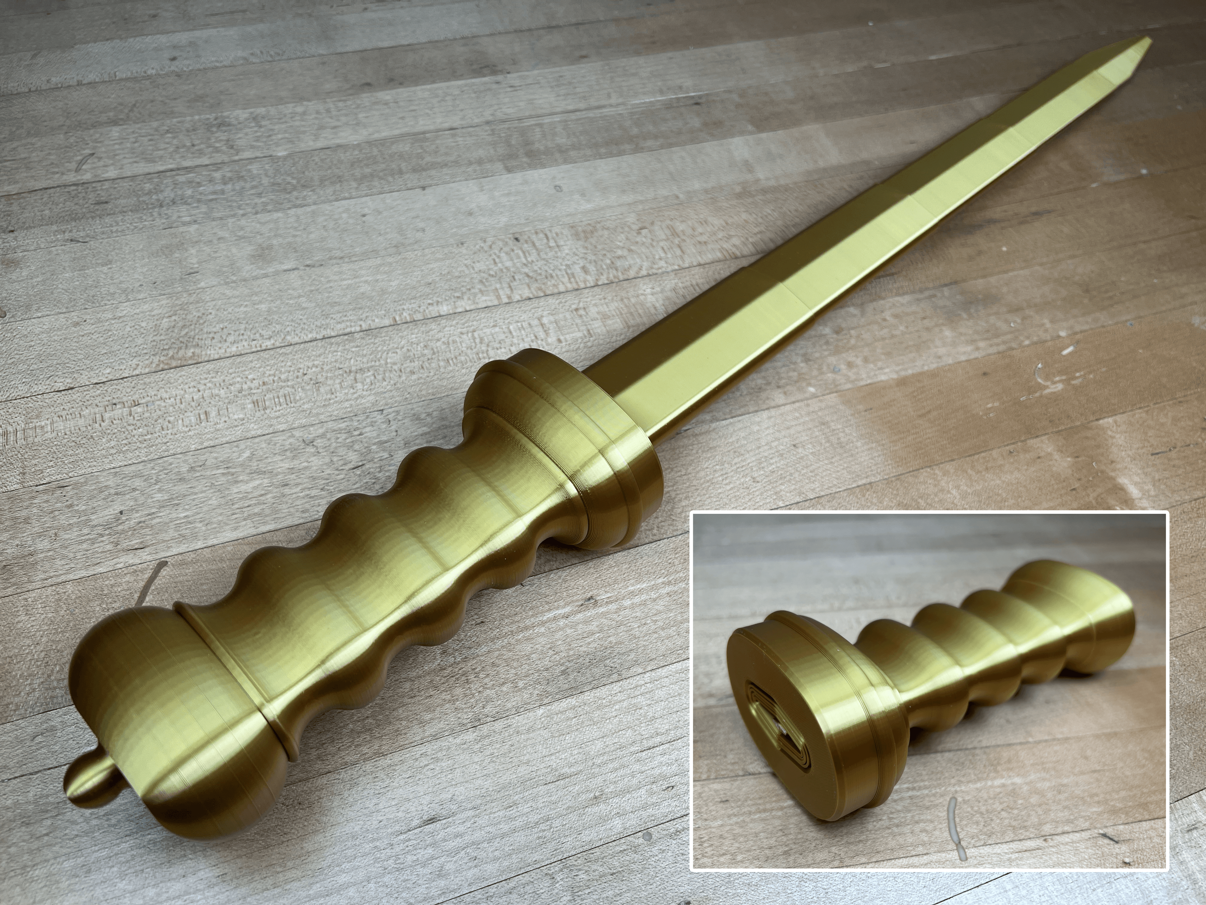Print-in-Place Collapsing Gladius 3d model