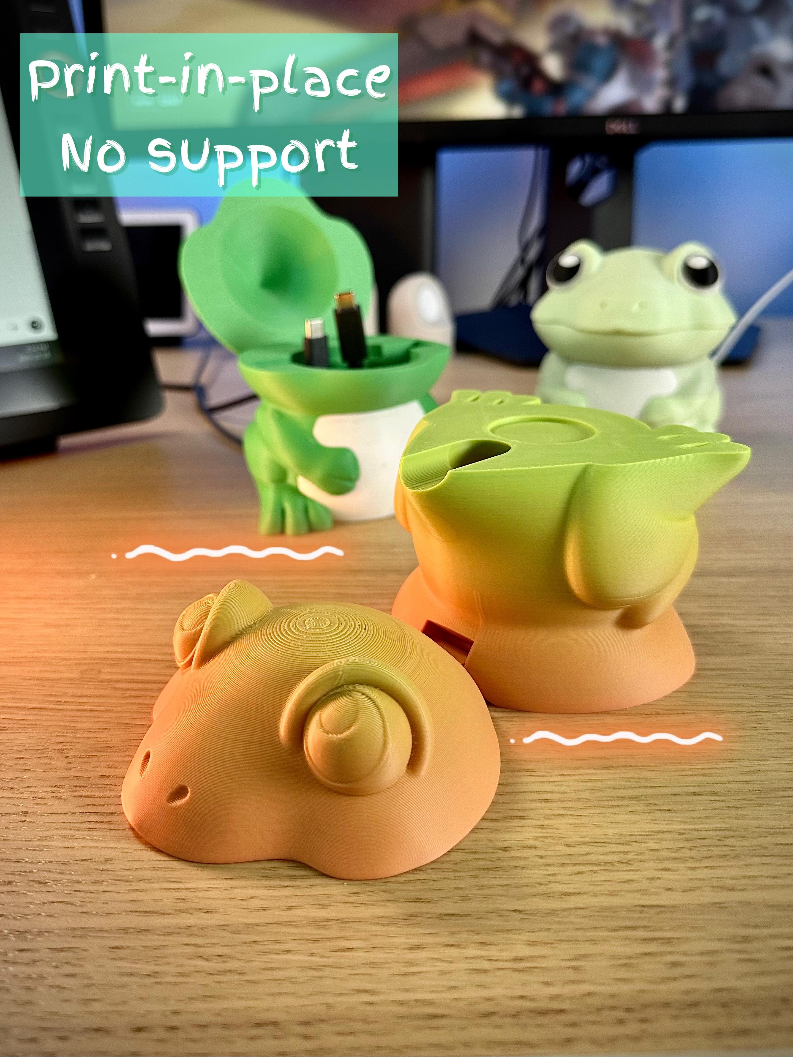Frog Cable Holder - Holoprops 3d model