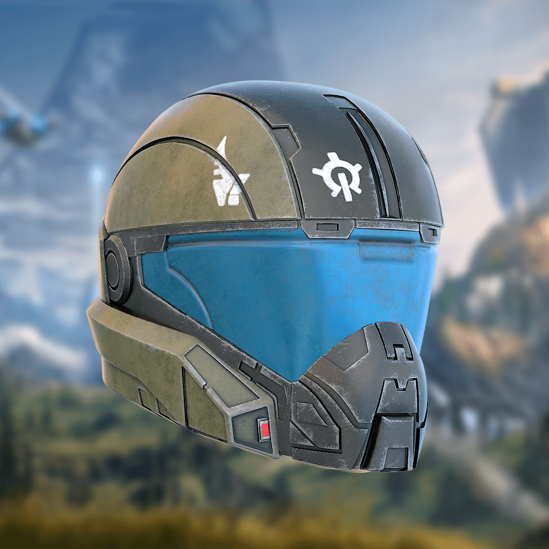 First guest model of the Halo 3 Pilot Helmet!