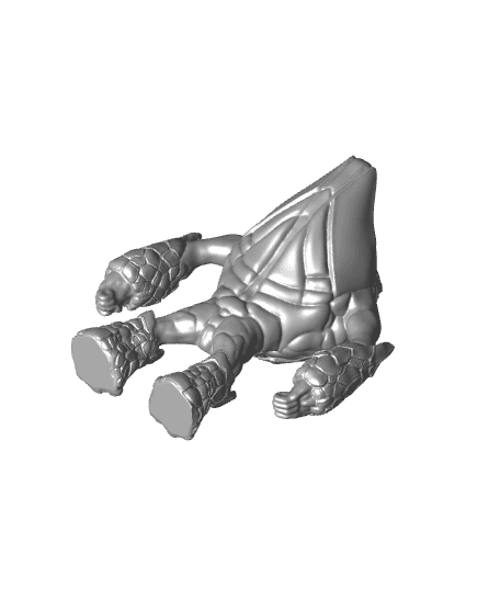 Grunt fully articulated  3d model