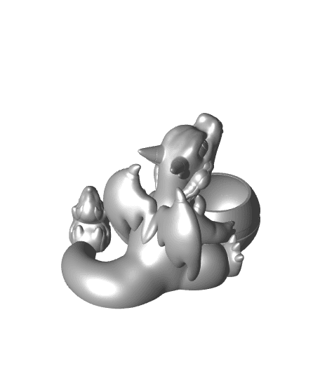 Chibi Mega Charizard (Easy Print No Supports) 3d model