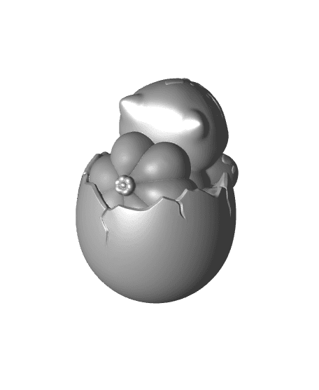 Easter 3 Kanto Starter (Easy Print No Supports) 3d model