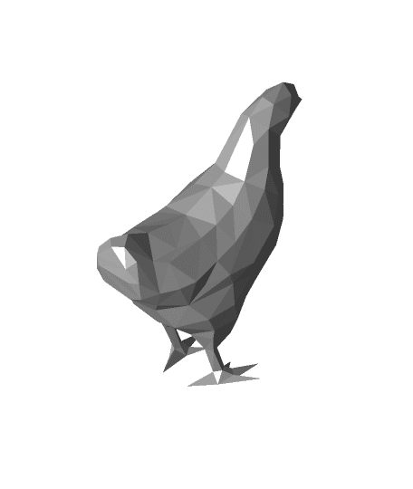 Low Poly Chicken 3d model