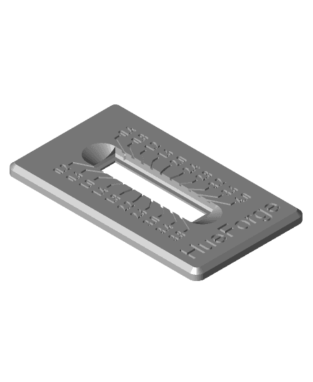 Official HueForge TD Step Test and Light Box 3d model