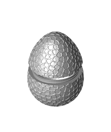 Voronoi Egg Gift Pot 3d model