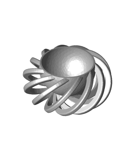 Spiral Bowl (Support Free) 3d model