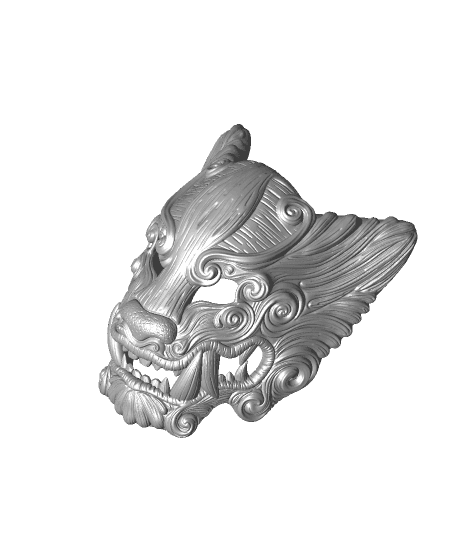Chimera Mask -"Chimera" (Sculptober Day 20) 3d model