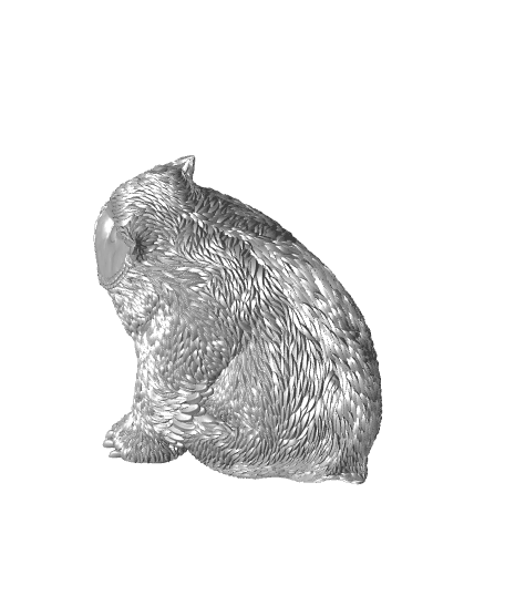 Owlbear Cub - Tabletop Miniature 3d model