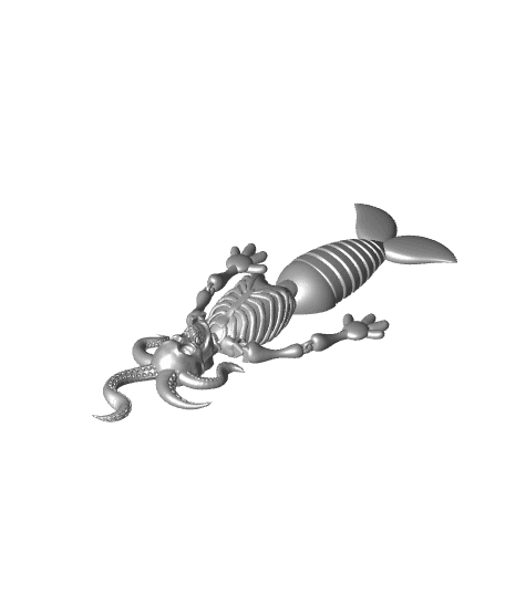 Skeleton Mermaid.stl 3d model