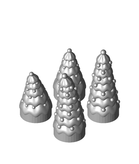 Tree Lights (With Ornaments) 3d model