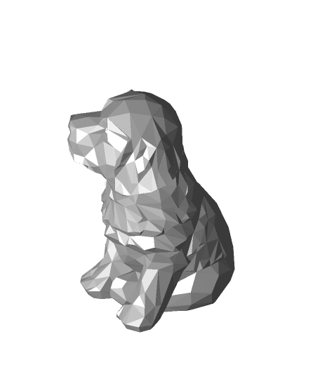 Low Poly Puppy 3d model