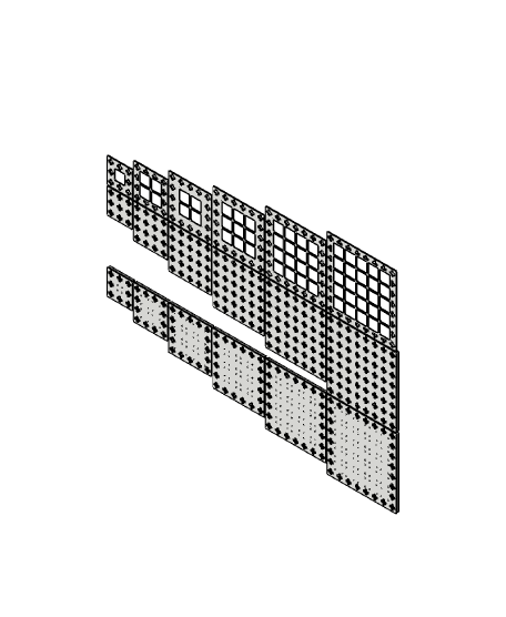 Printy Panels - Gridfinity Panels 3d model