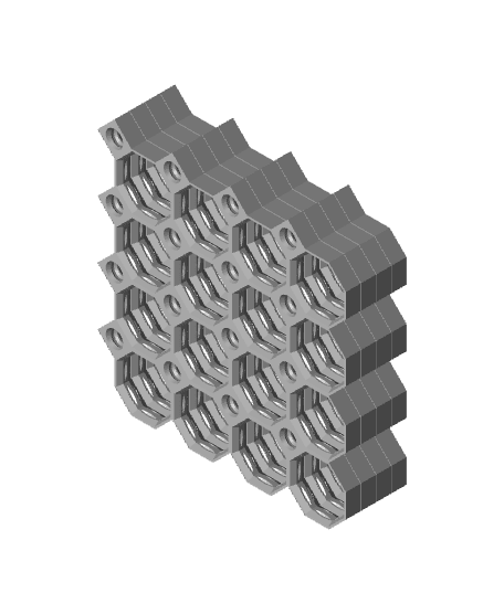 4x4 Multiboard Core Tile x4 Stack 3d model