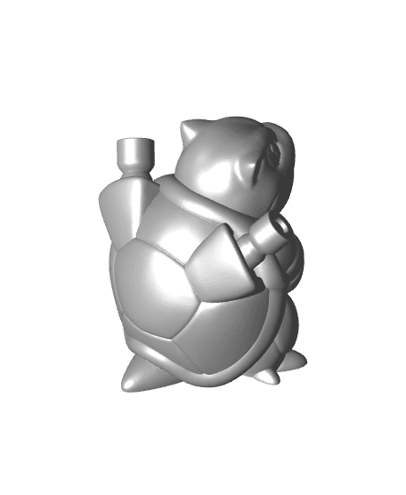 Chibi Blastoise (Easy Print No Supports) 3d model