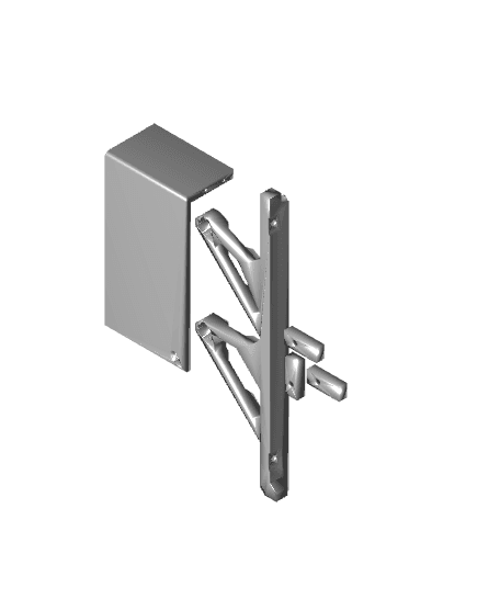 GEN2 Adjustable Steel Sheet Holder 3d model