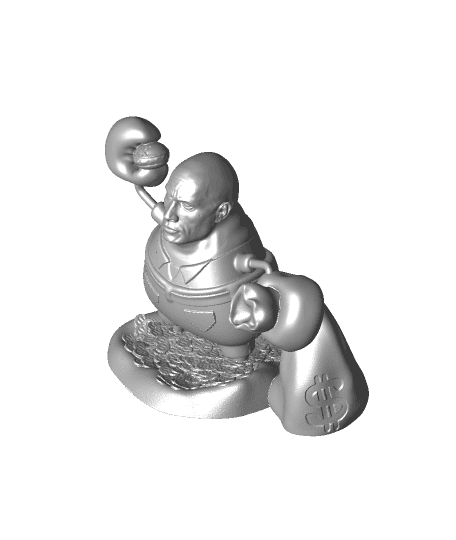 Mr. Rocks (Mr. Krabs + The Rock) 3d model