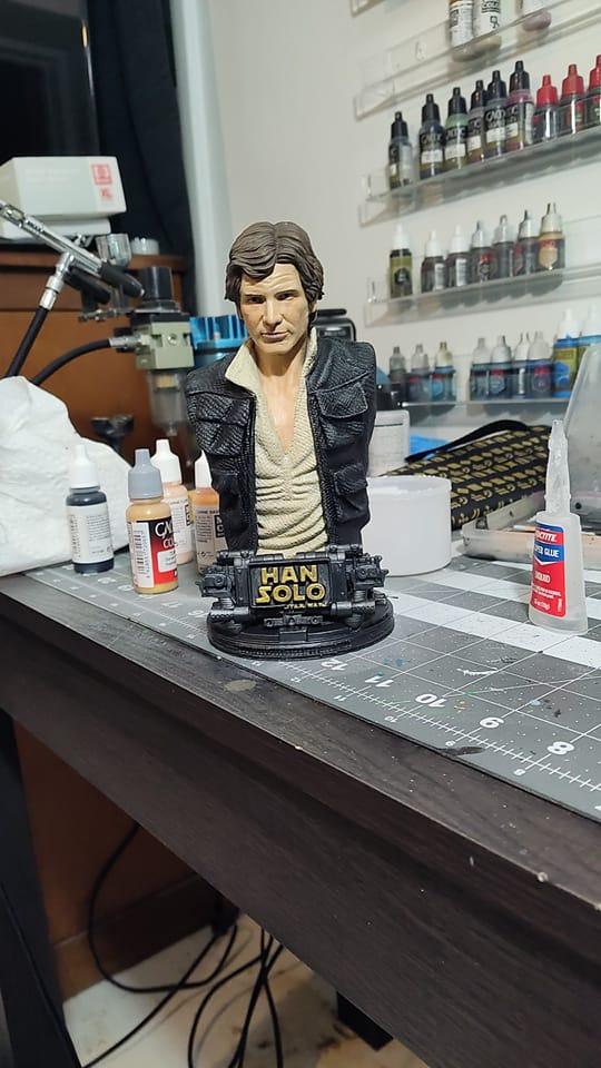 WICKED STAR WARS HAN SOLO BUST: TESTED AND READY FOR 3D PRINTING 3d model