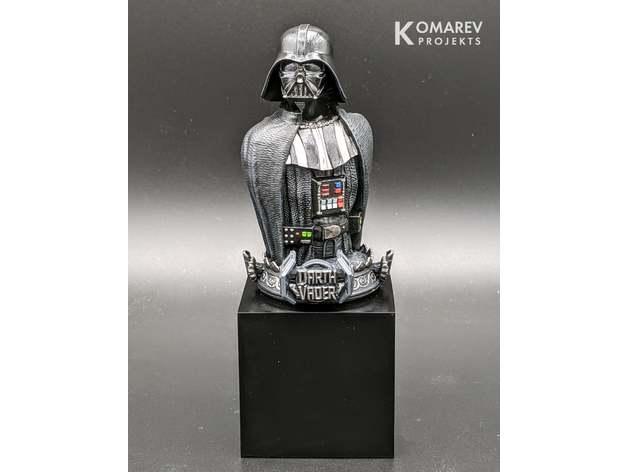 WICKED STAR WARS DARTH VADER BUST: TESTED AND READY FOR 3D PRINTING 3d model