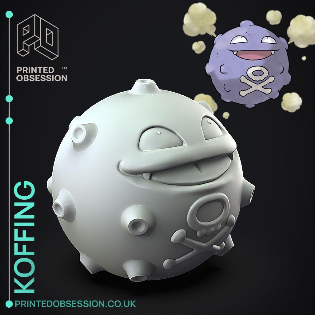Koffing - Pokemon - Fan Art 3d model
