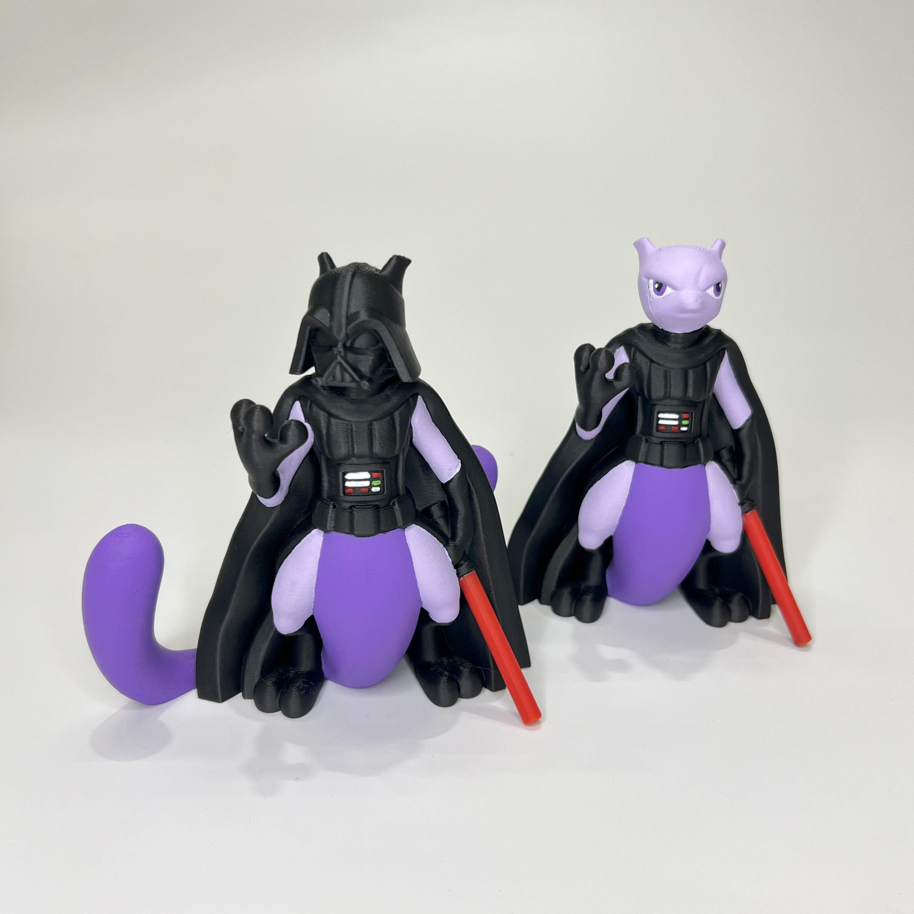 StarWars Mewtwo (Easy Print No Supports) 3d model