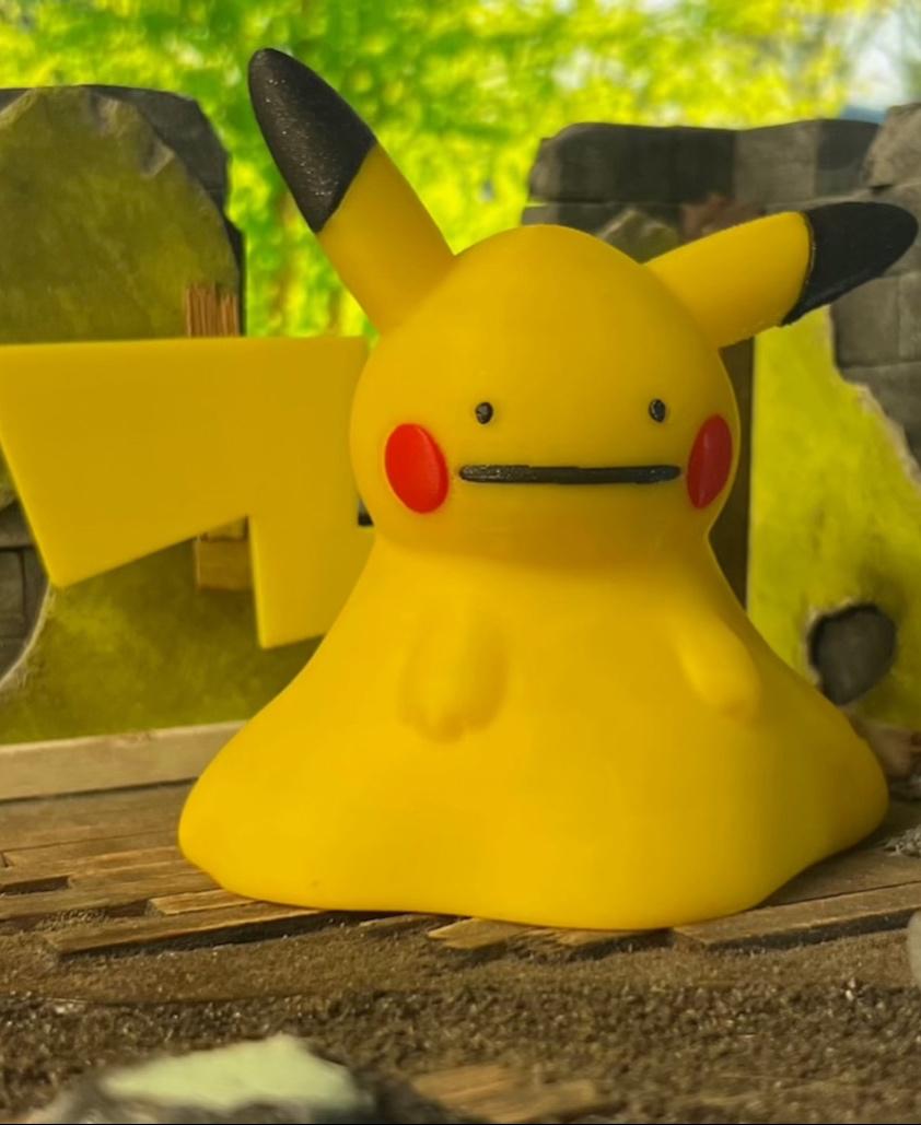 Pika Ditto - Free for one week only 3d model