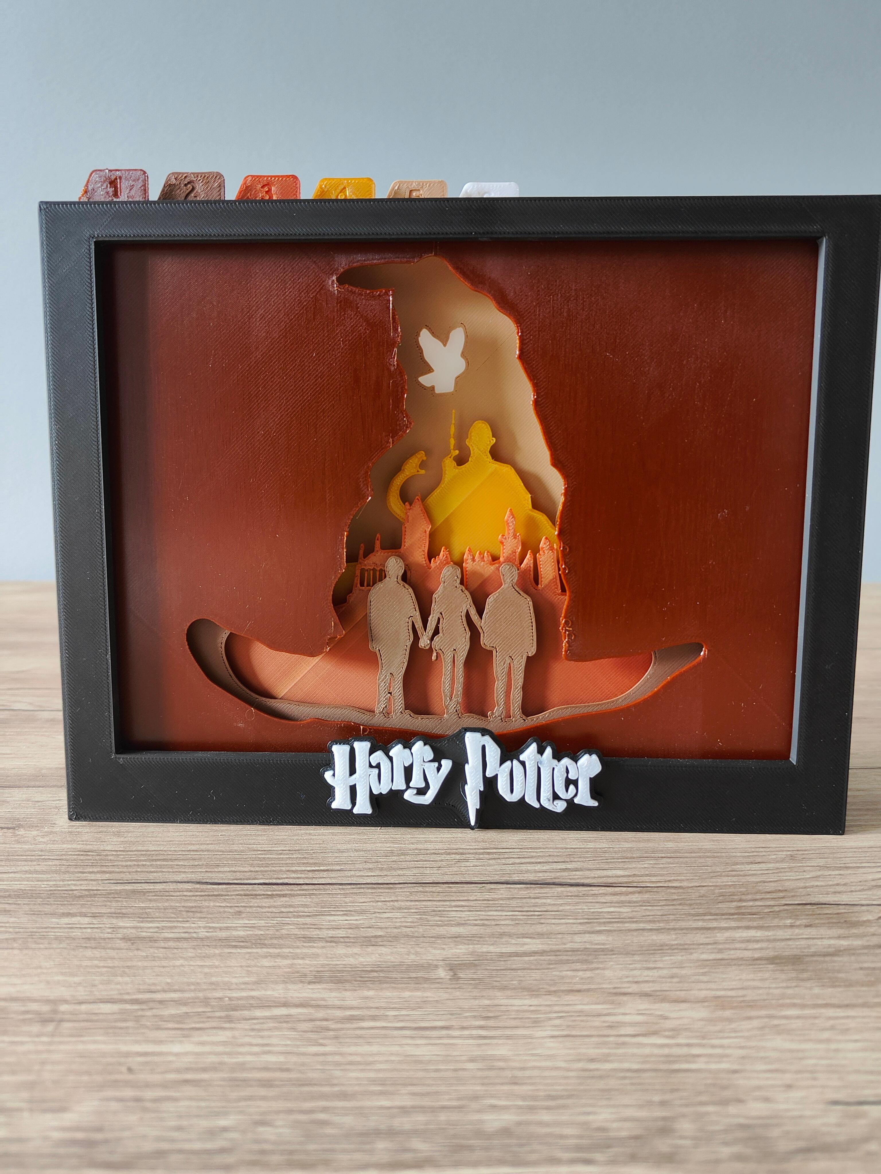 Harry Potter Shadow Box (A) 3d model