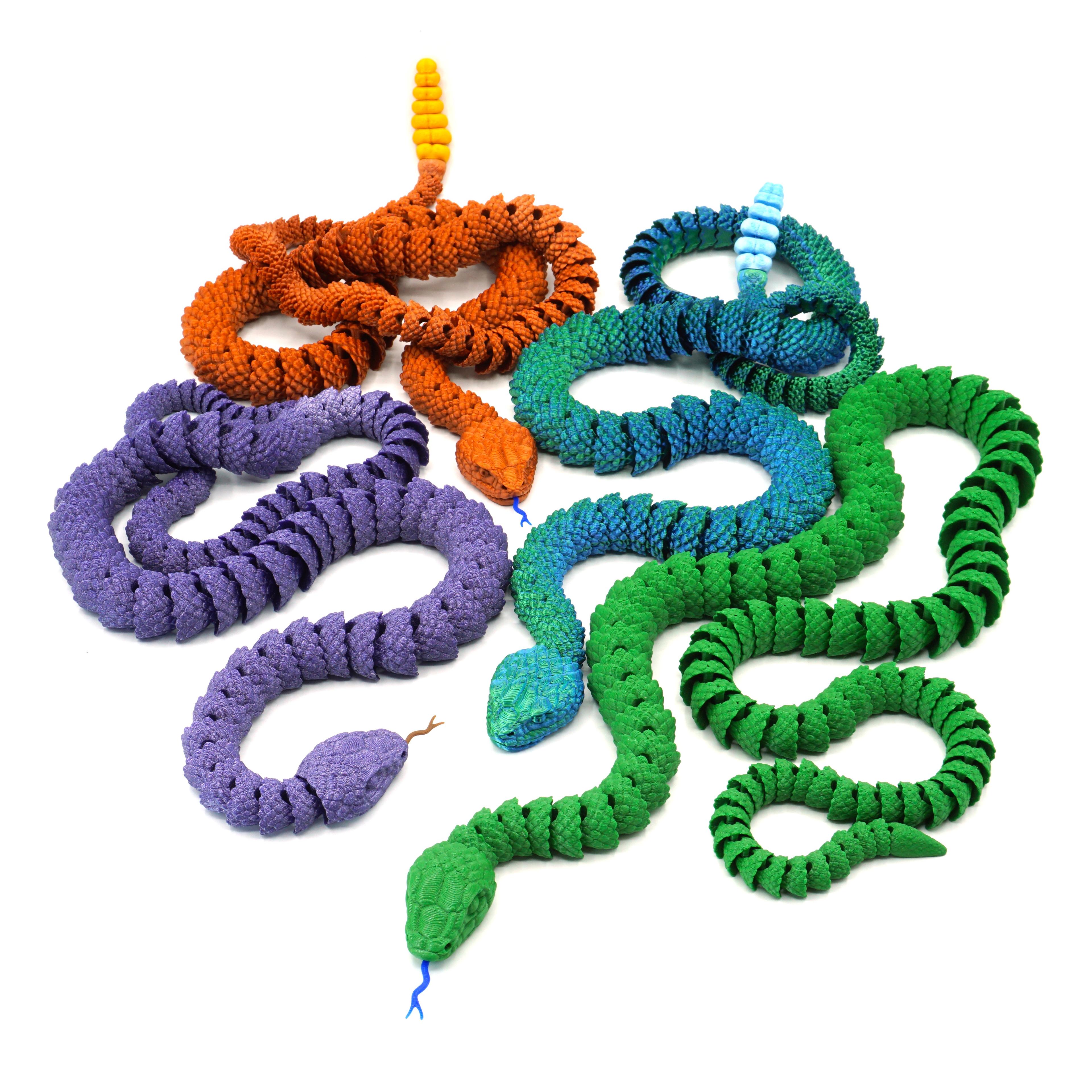 Snake and Rattlesnake 3d model