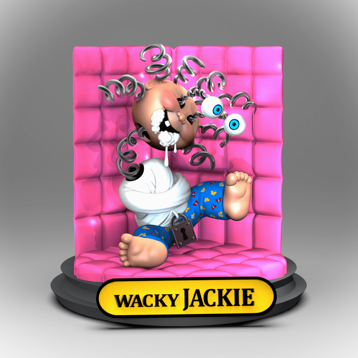 Wacky JACKIE -Garbage Pail Kids 3d model