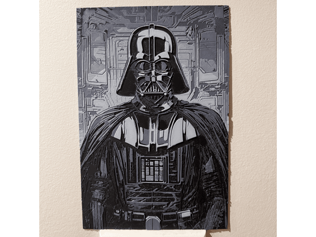 Darth Vader - Hueforge Print 3d model