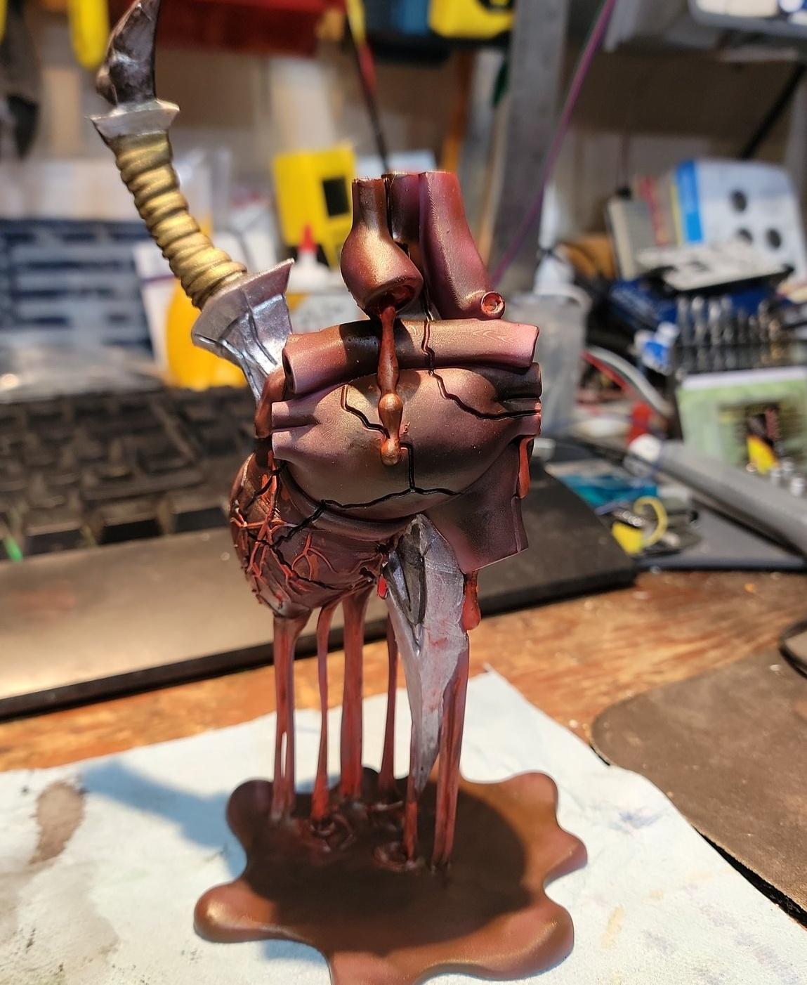 Tortured Heart (Pre-Supported) 3d model