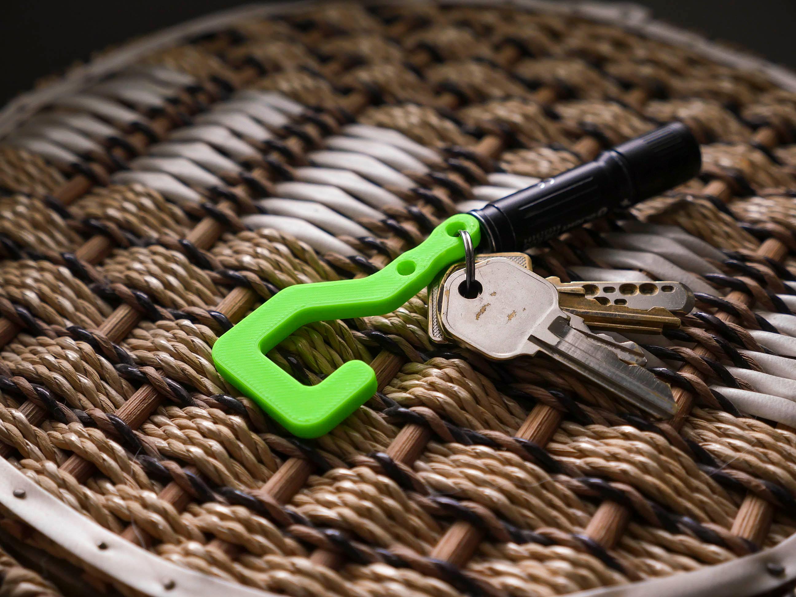 Tow Hook Keychain 3d model