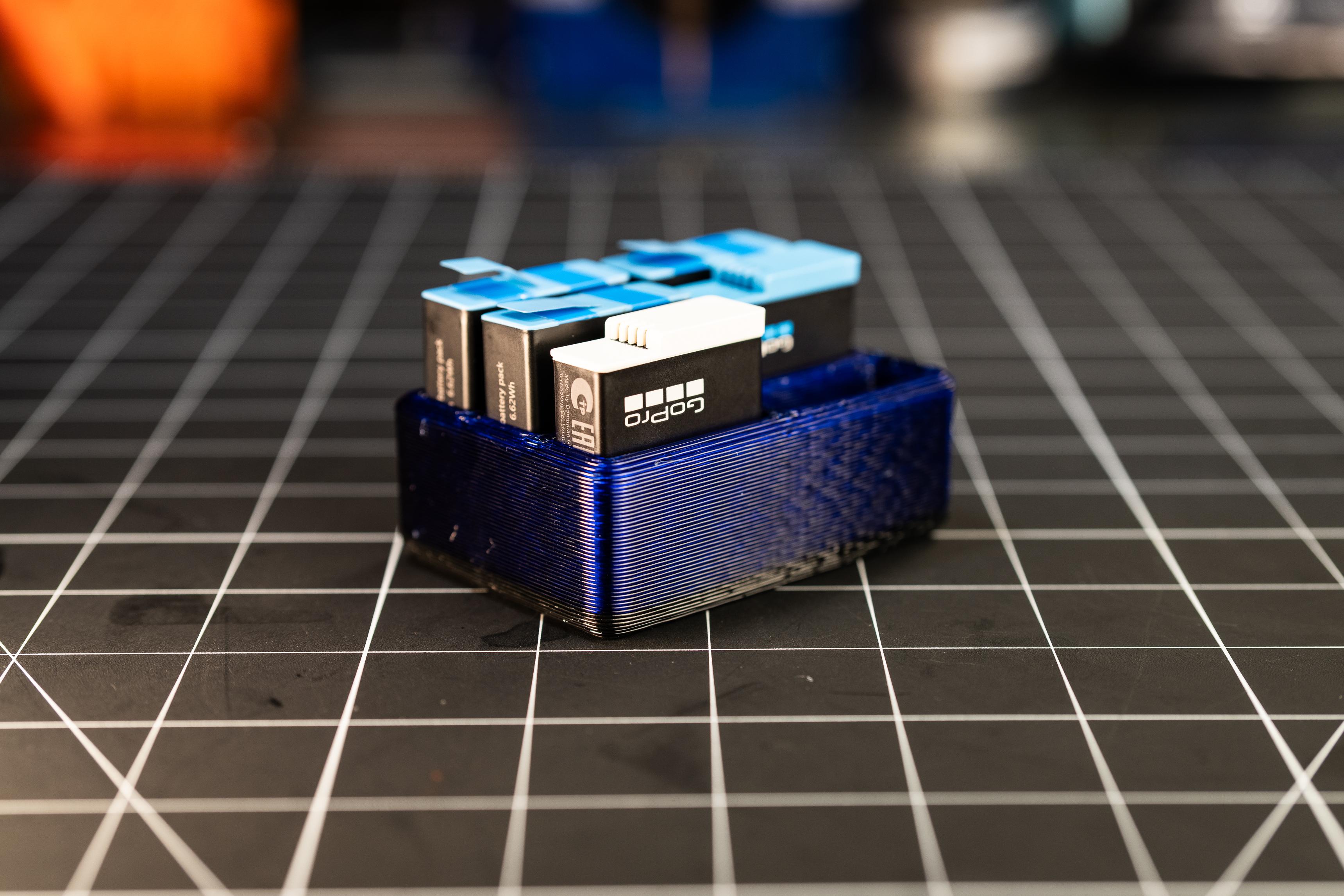 Rechargeable Battery Holder - GoPro 3d model