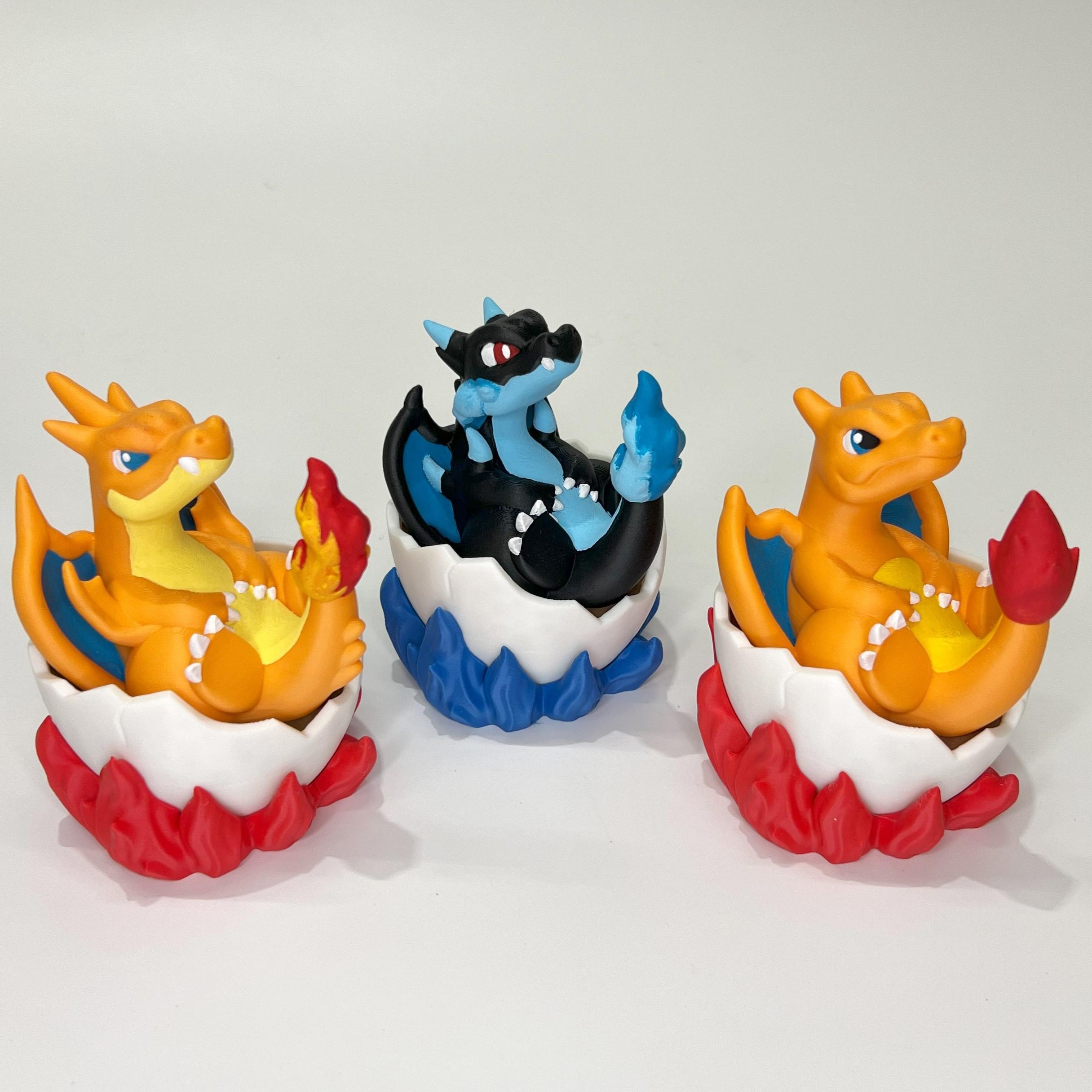 EasterDay Charizard Set (Easy Print No Supports) 3d model