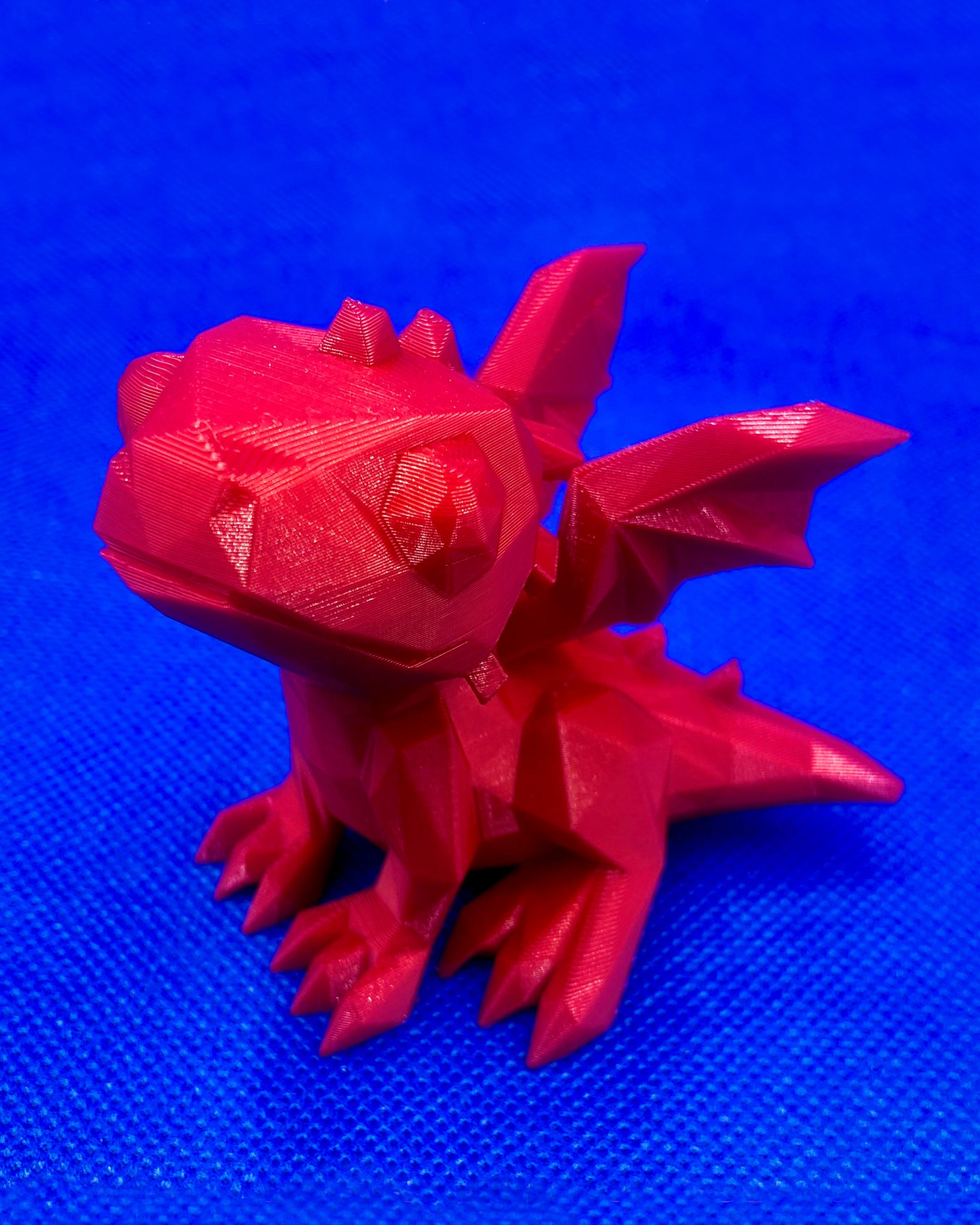 Low Poly Cute Dragon 3d model