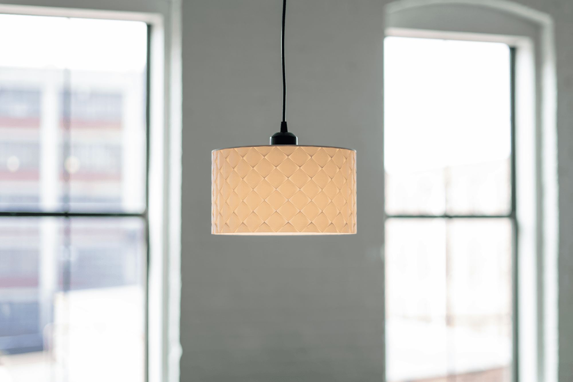 Quilted Pendant Light 3d model