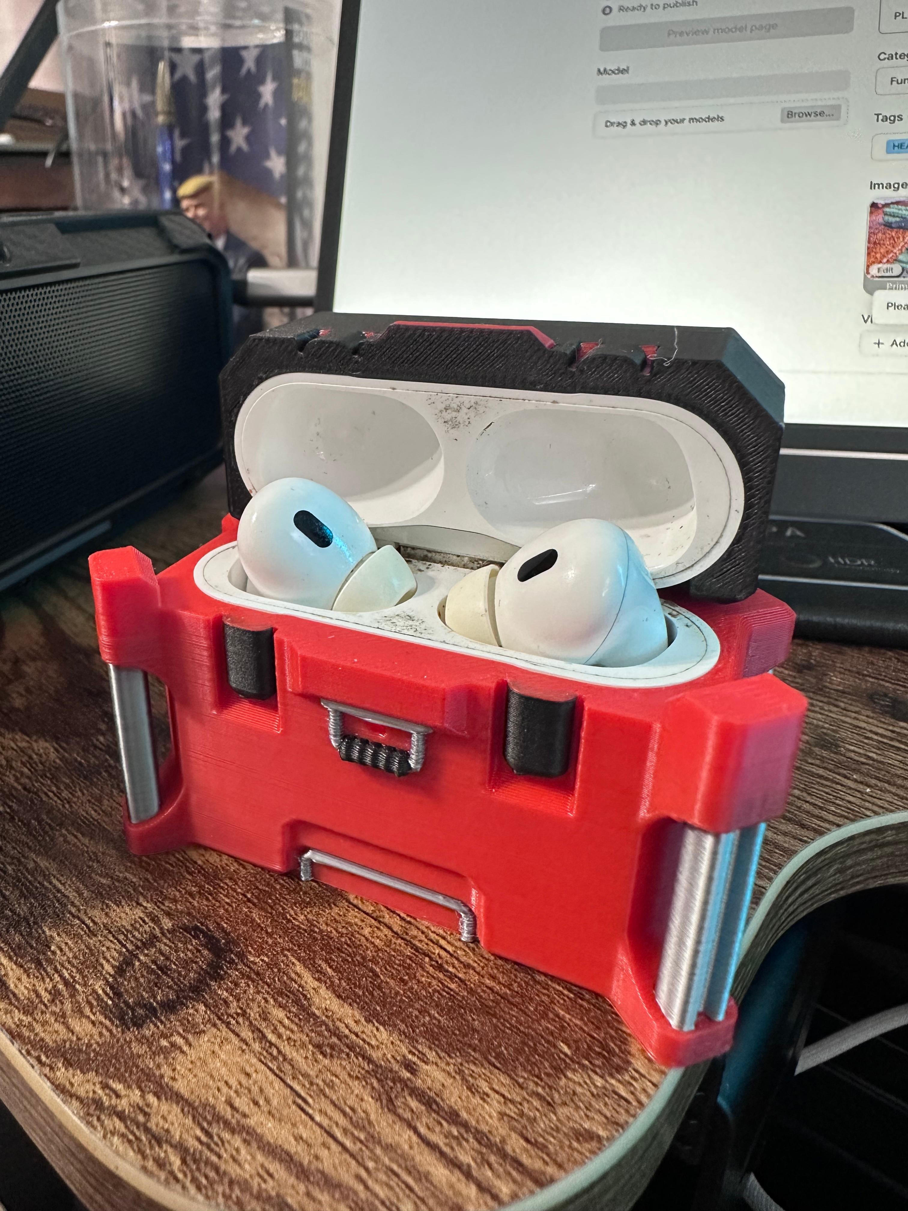 Packout Case Airpods Case- Milwaukee - Apple Airpods Pro 3d model