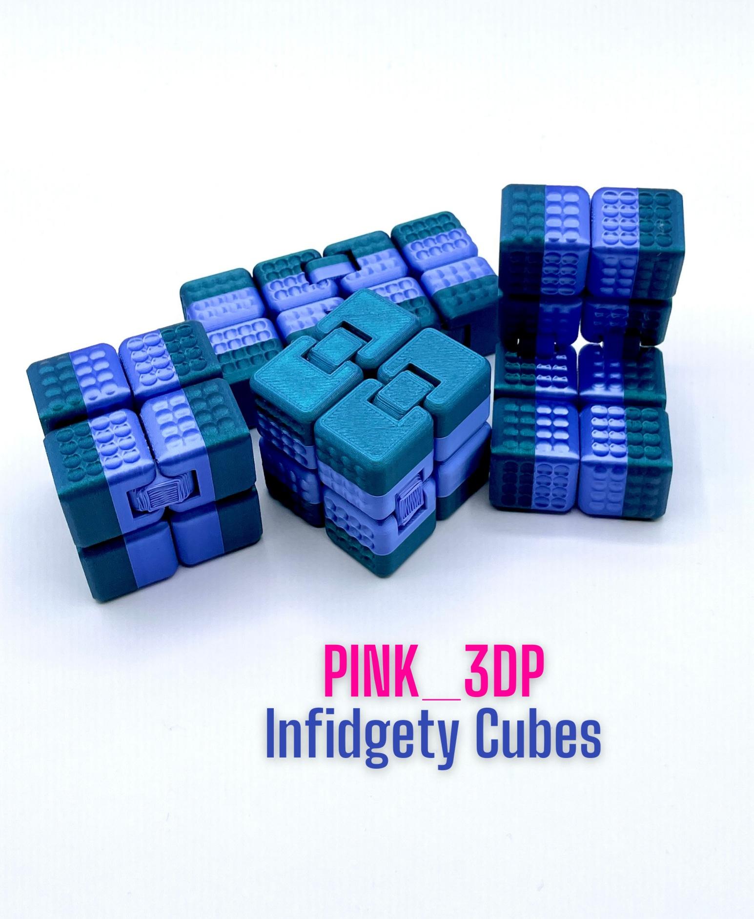 Infidgety Cubes - Fidget Cube Collection 2 3d model