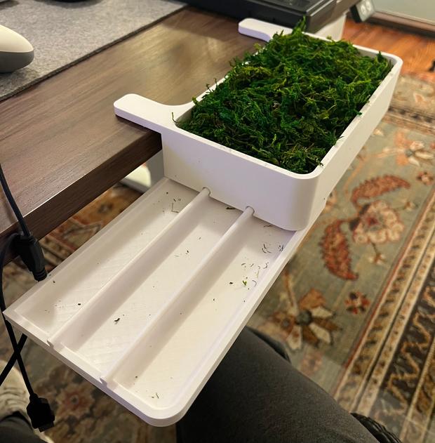 Wide Desk Planter 3d model