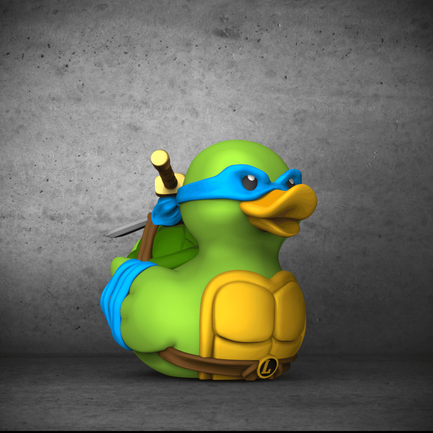 Leonardo -TMNT Rubber Duckie  3d model