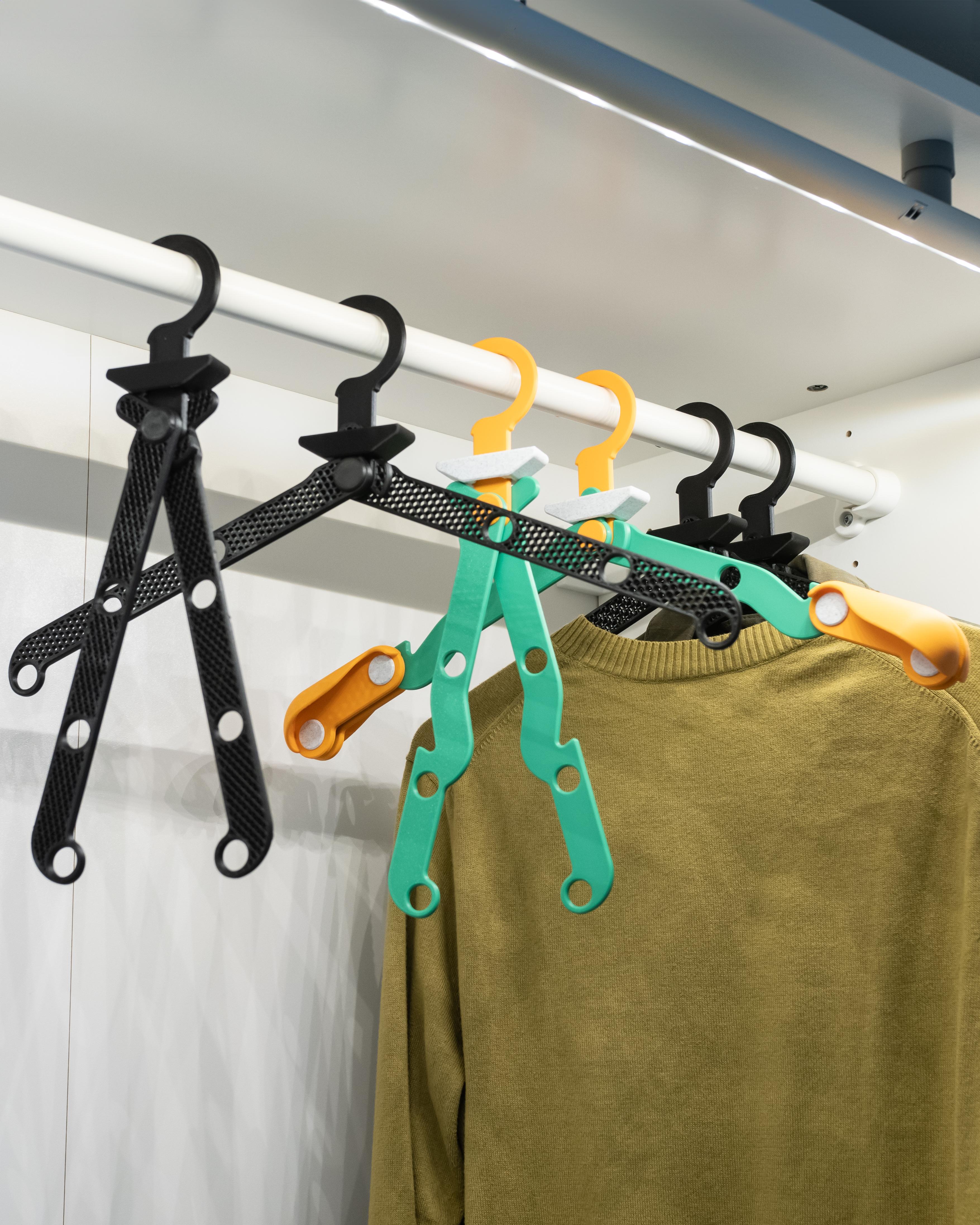 EZPZ Hanger // Folding Clothes Hanger 3d model