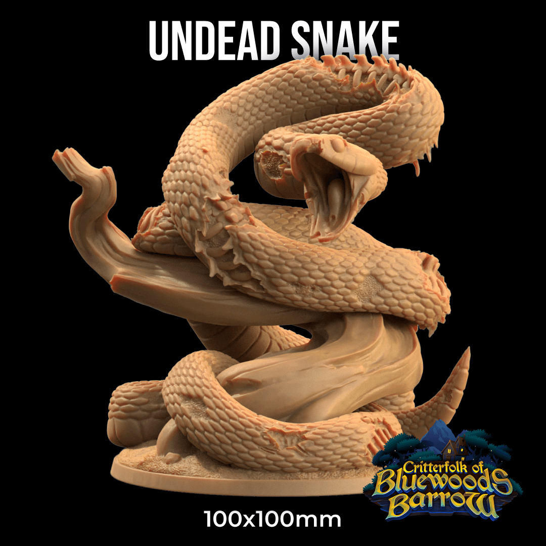 Undead Snake 3d model