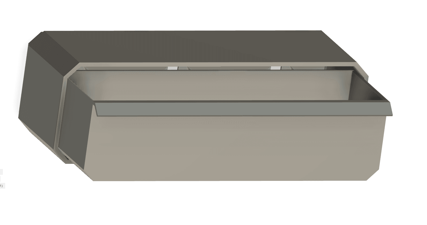 Multiboard Multigrid Drawer 3x1x1 3d model