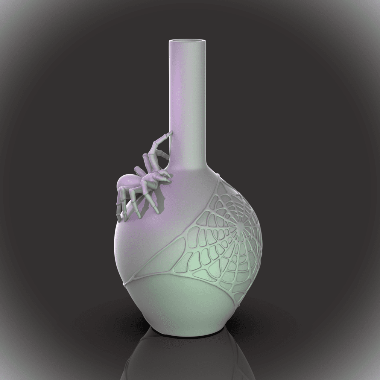 Spider Web Vase 3d model