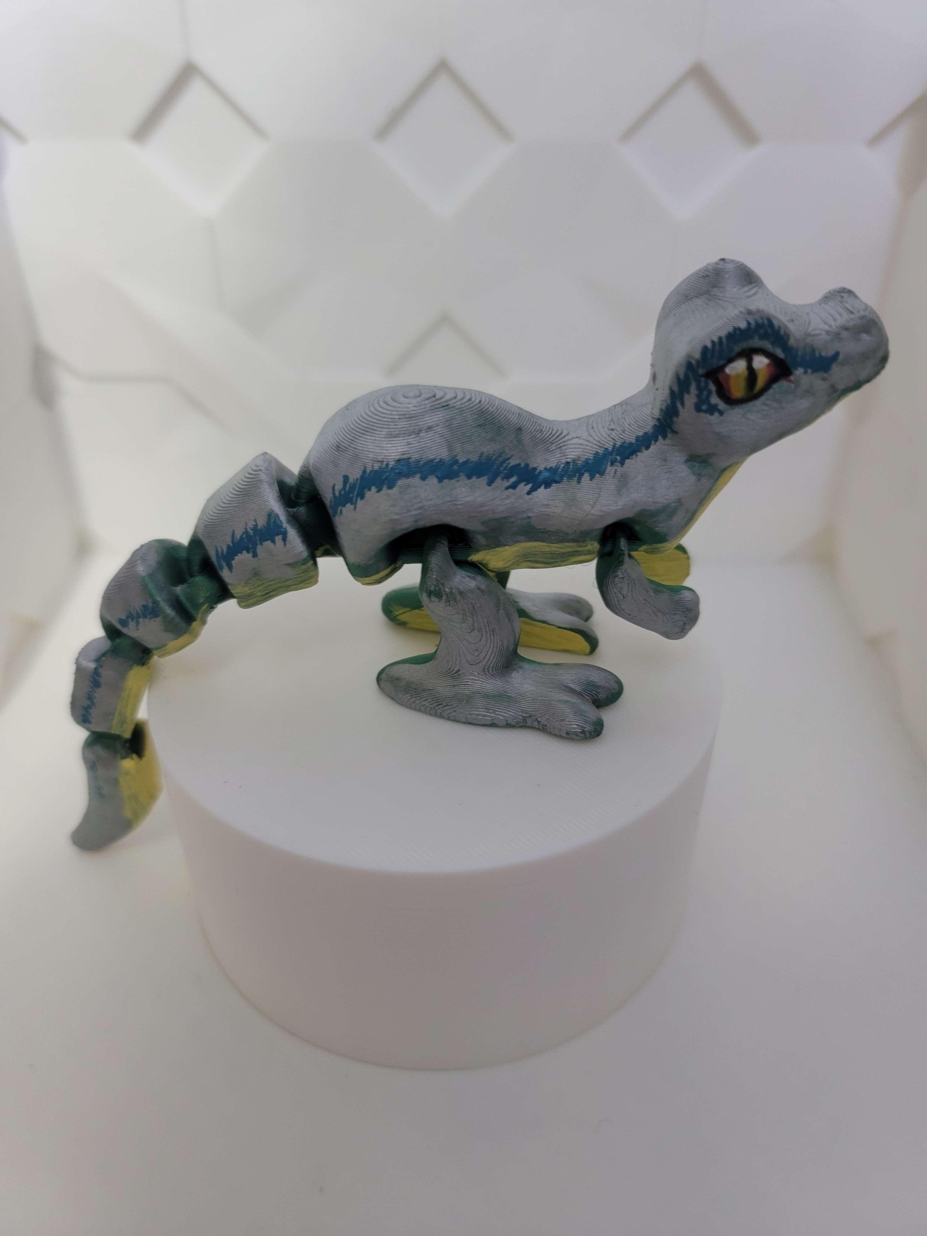 Cute Flexi Raptor 3d model