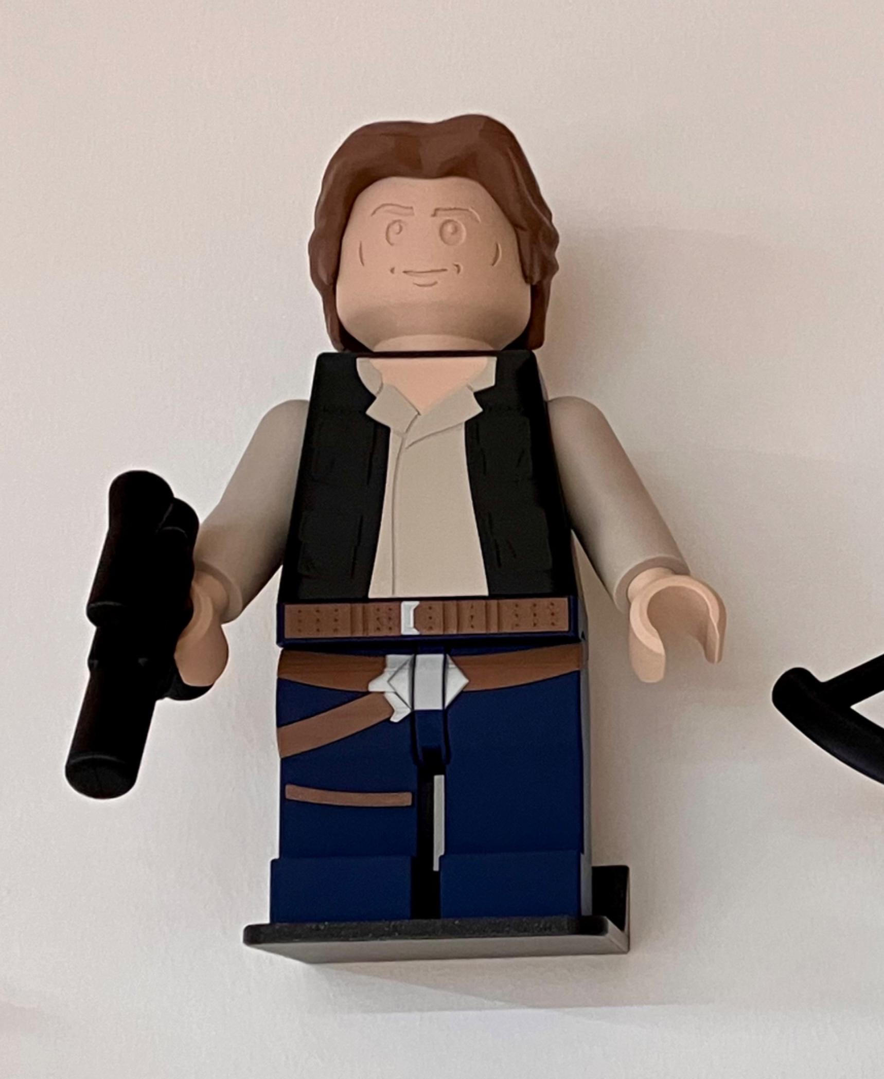 Han Solo (6:1 LEGO-inspired brick figure, NO MMU/AMS, NO supports, NO glue) - Great design as usual with an ingenious belt design, keep up the great work 👍 - 3d model