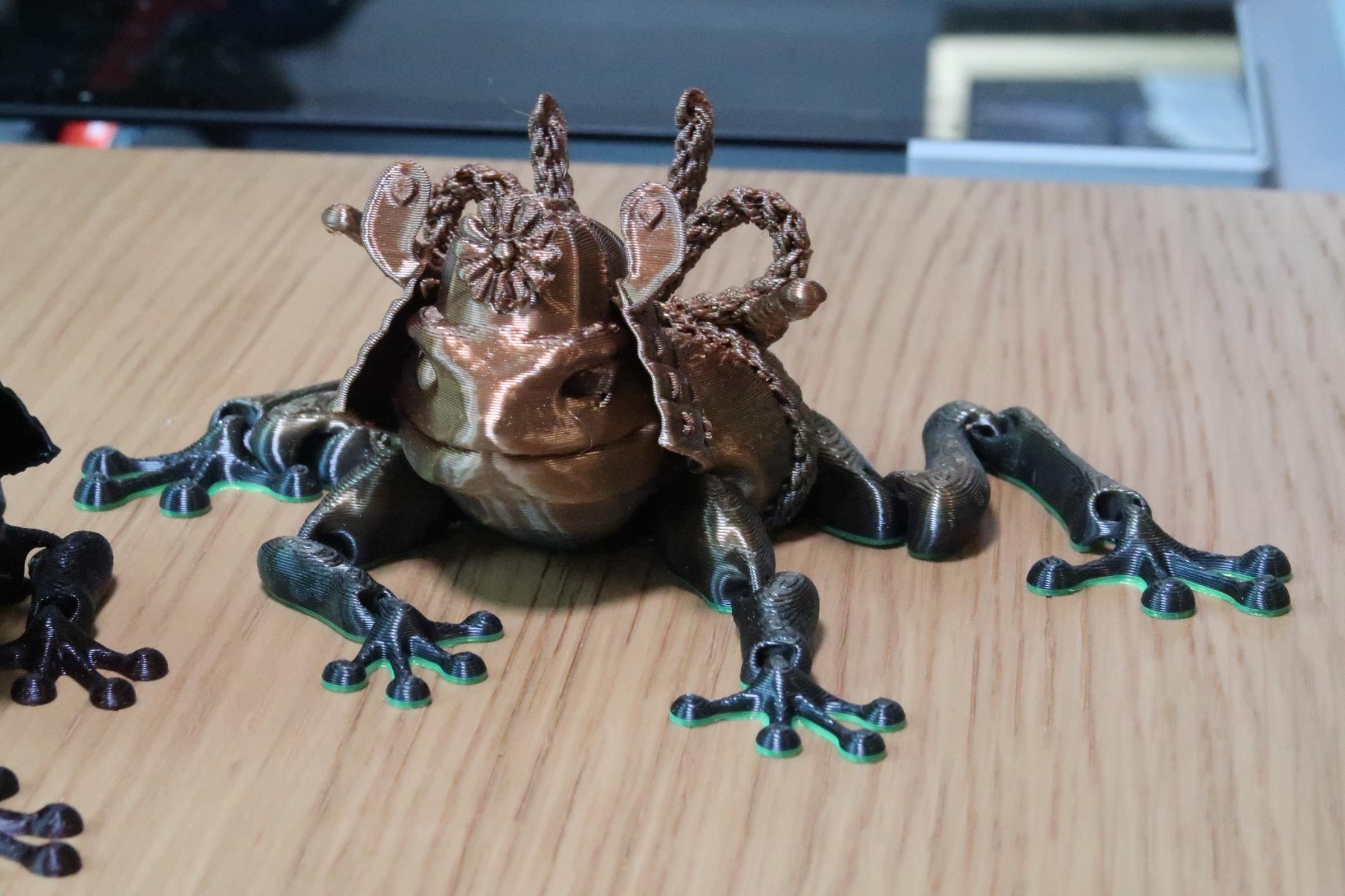 Samurai Toad 3d model