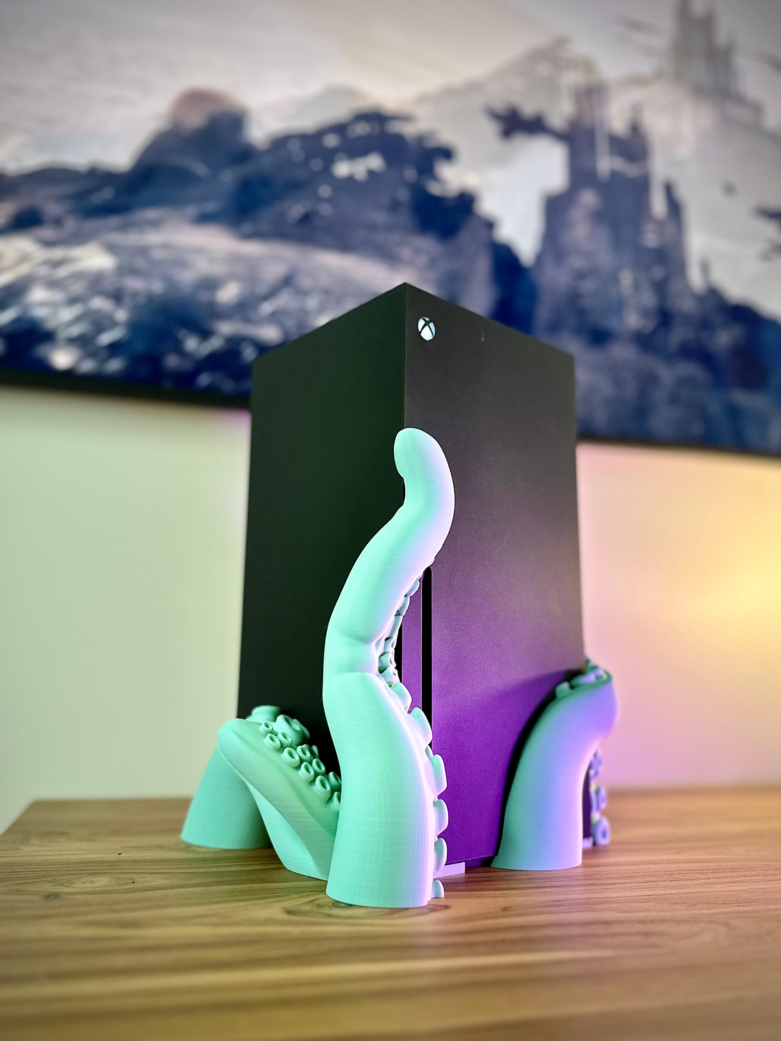 Xbox Series X Tentacle Dock - Print-in-Place 3d model