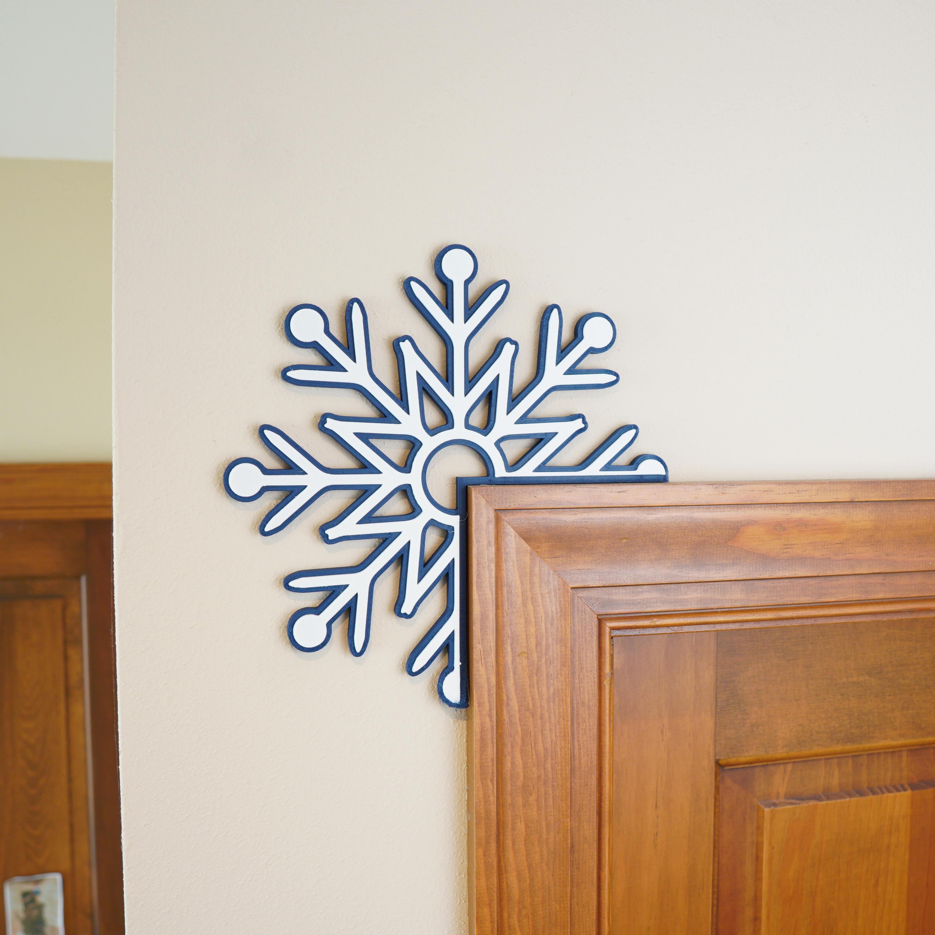 Snowflake Corner Decoration 3d model