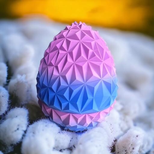 THE PERFECT EGG - DRAGON, GLASS EGG, LOW POLY, TWIST CONTAINER 3d model