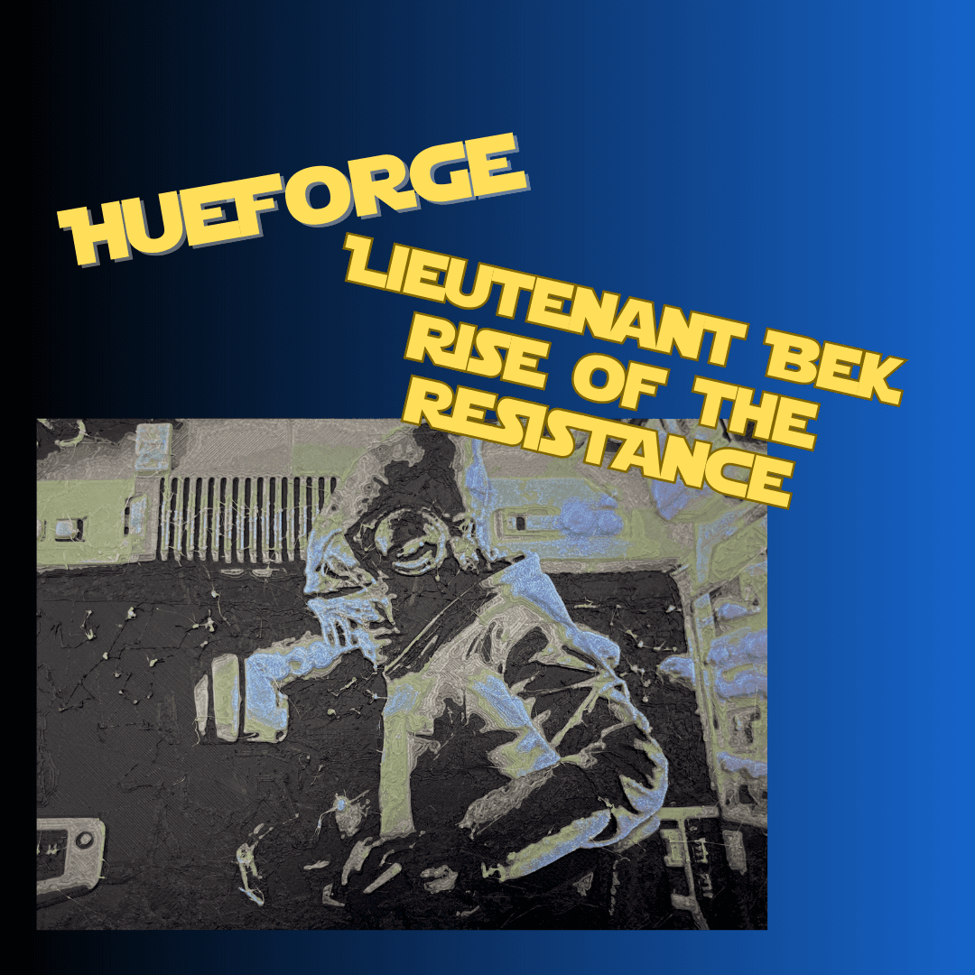 Lieutenant Bek - Star Wars Rise of the Resistance HueForge 3d model